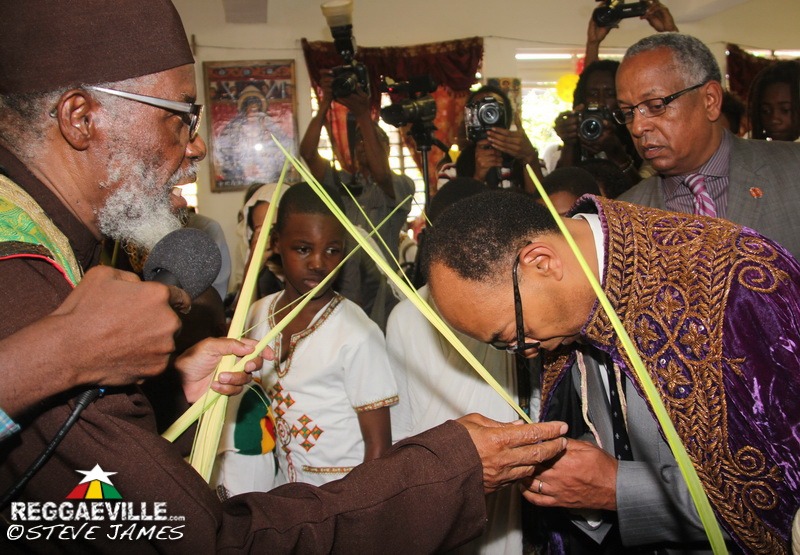 HIH Prince Ermias Sahle Selassie @ Ethiopian Orthodox Church in Kingston, Jamaica