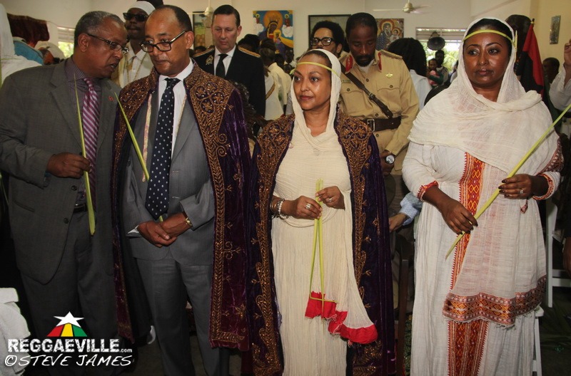 HIH Prince Ermias Sahle Selassie @ Ethiopian Orthodox Church in Kingston, Jamaica