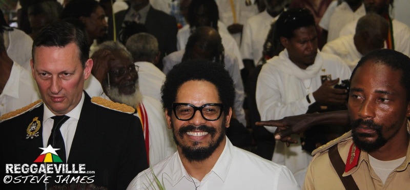 HIH Prince Ermias Sahle Selassie @ Ethiopian Orthodox Church in Kingston, Jamaica