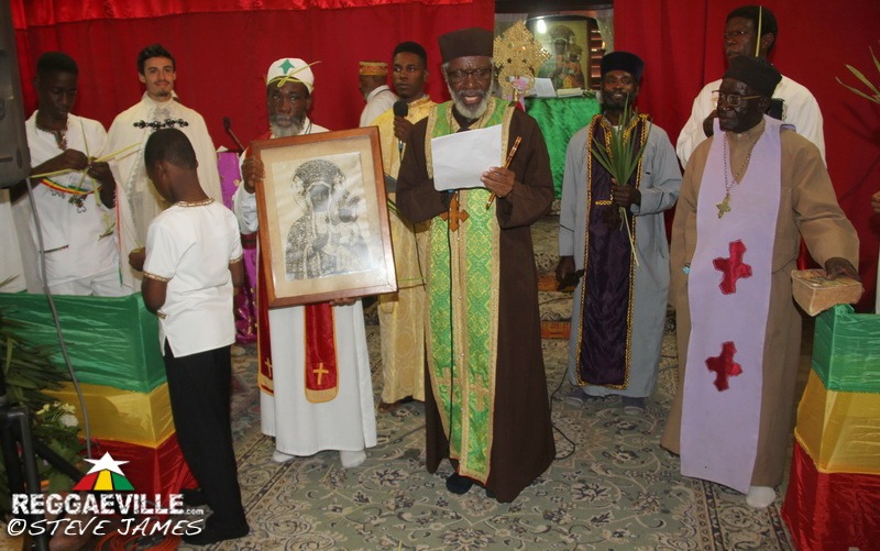 HIH Prince Ermias Sahle Selassie @ Ethiopian Orthodox Church in Kingston, Jamaica