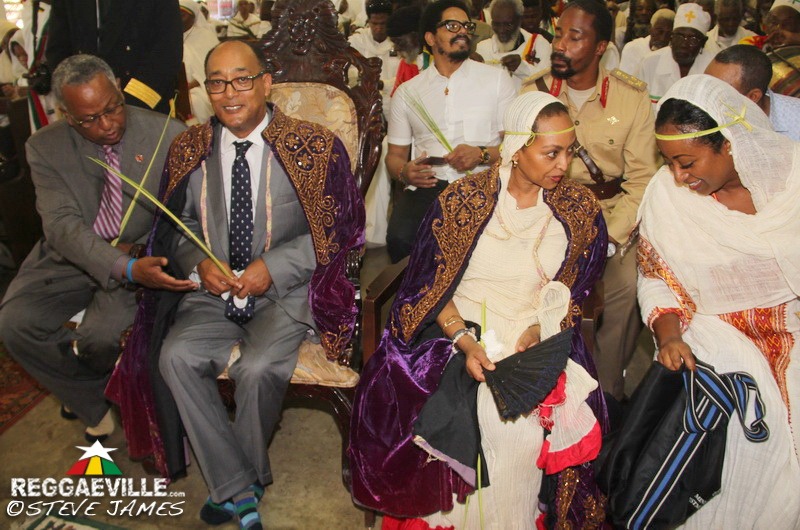 HIH Prince Ermias Sahle Selassie @ Ethiopian Orthodox Church in Kingston, Jamaica