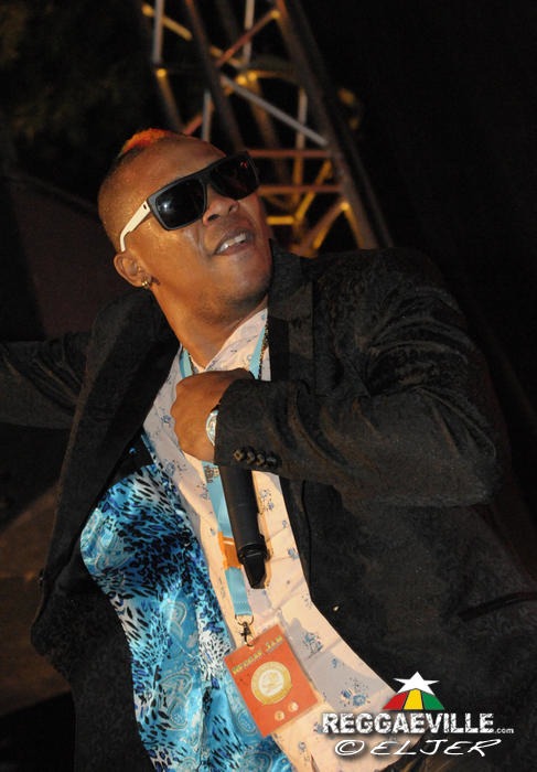 RDX backed by Dub Akom @ Reggae Jam 2014