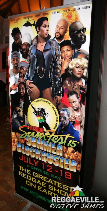 Reggae Sumfest 2015 - Official Launch in Kingston, Jamaica