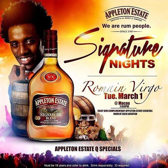 Romain Virgo feat. Busy Signal @ Signature Nights in Kingston, Jamaica