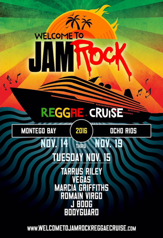 Line-Up Day by Day - Welcome To Jamock Reggae Cruise 2016