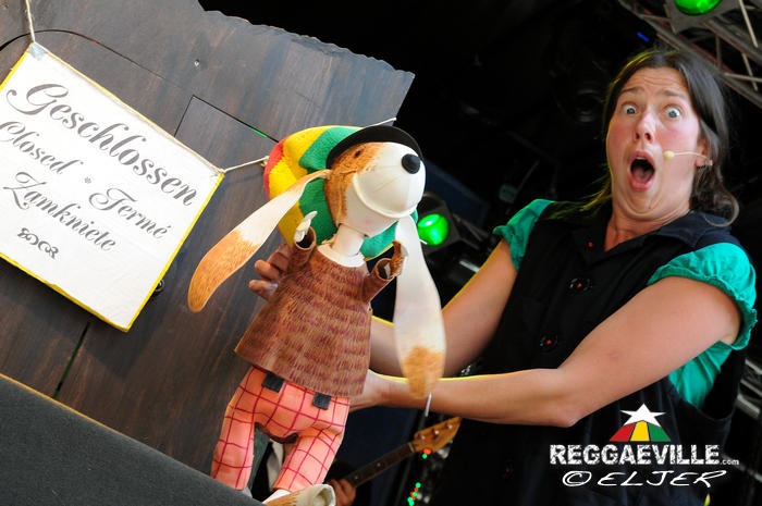Yellow Umbrella & Reggaehase Boooo @ Reggae Jam 2013
