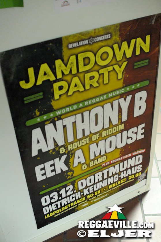 Anthony B & Eek A Mouse in Dortmund, Germany @ Jamdown Party 2016