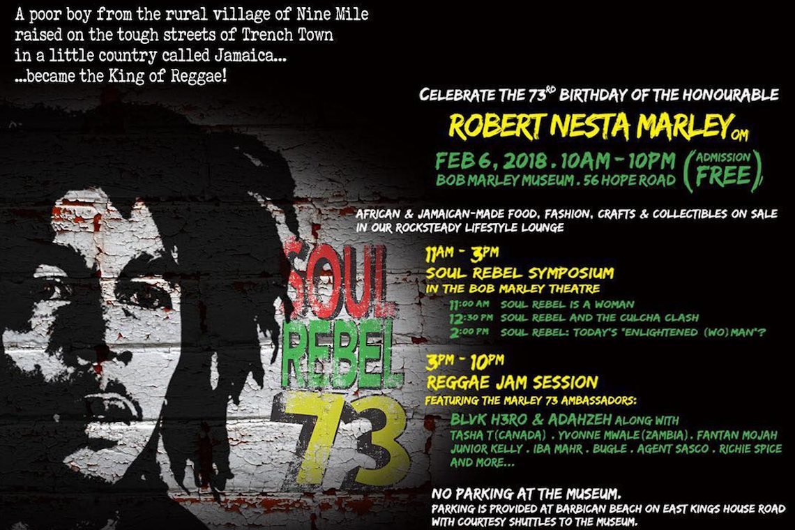 Reggae Jam Session - Bob Marley's Birthday Celebration in Kingston, Jamaica