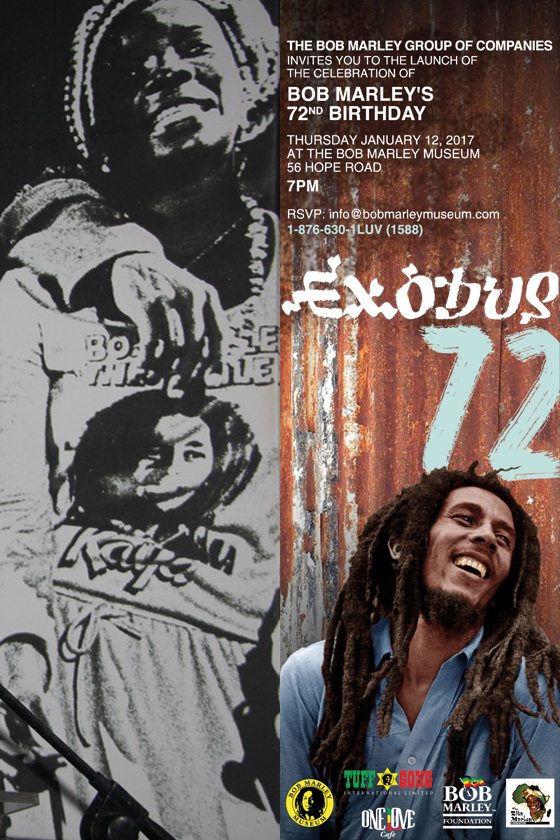 Launch ob Bob Marley's 72nd Birthday Celebrations in Kingston, Jamaica