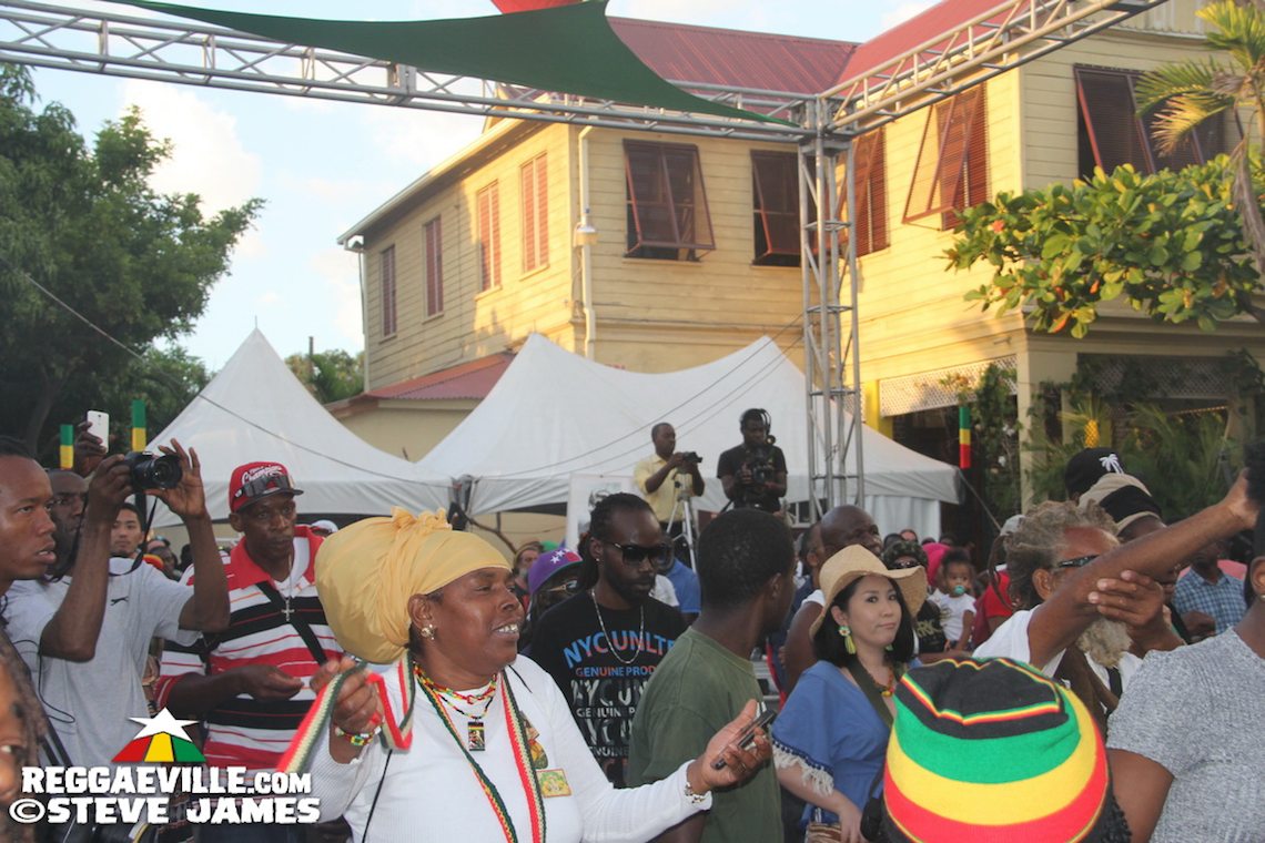 Vibes @ Bob Marley's 72nd Birthday Celebration in Kingston, Jamaica