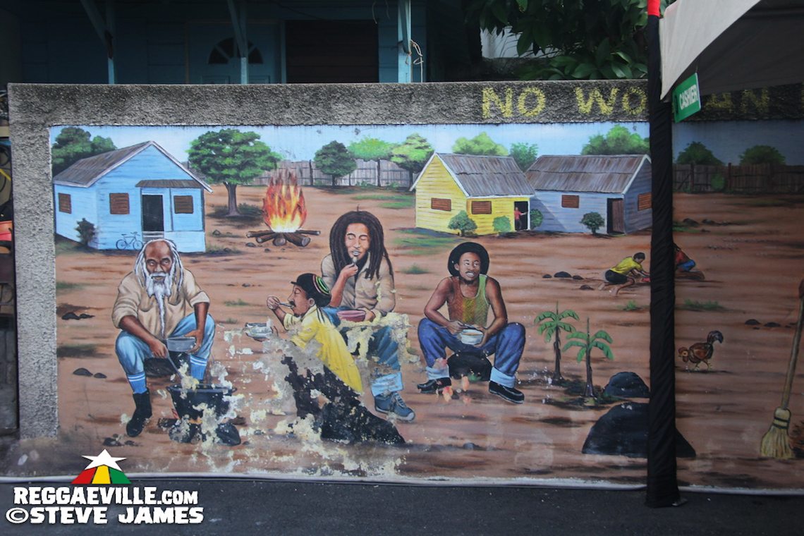 Vibes @ Bob Marley's 72nd Birthday Celebration in Kingston, Jamaica