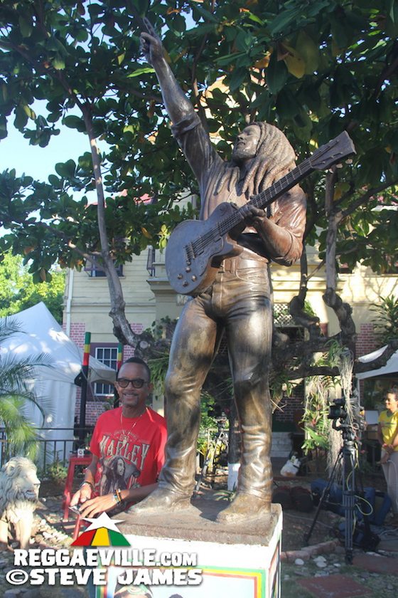 Vibes @ Bob Marley's 72nd Birthday Celebration in Kingston, Jamaica