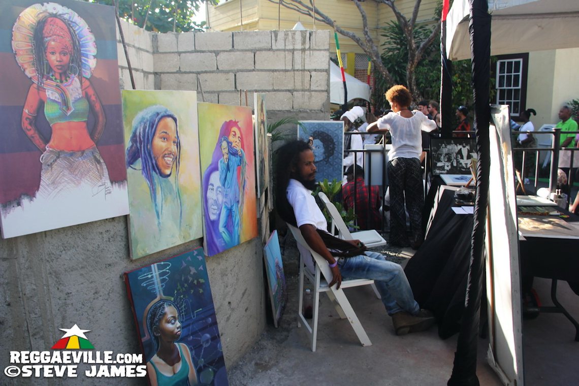 Vibes @ Bob Marley's 72nd Birthday Celebration in Kingston, Jamaica