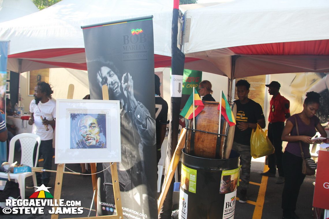 Vibes @ Bob Marley's 72nd Birthday Celebration in Kingston, Jamaica