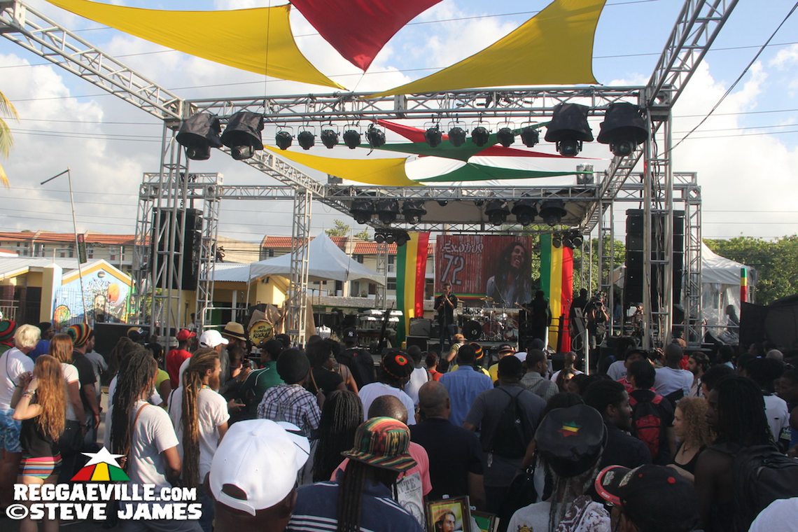 Vibes @ Bob Marley's 72nd Birthday Celebration in Kingston, Jamaica