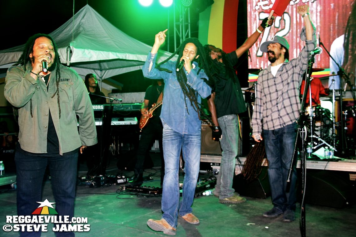 Marley Brothers & Various Artists @ Bob Marley's 72nd Birthday in Kingston, Jamaica