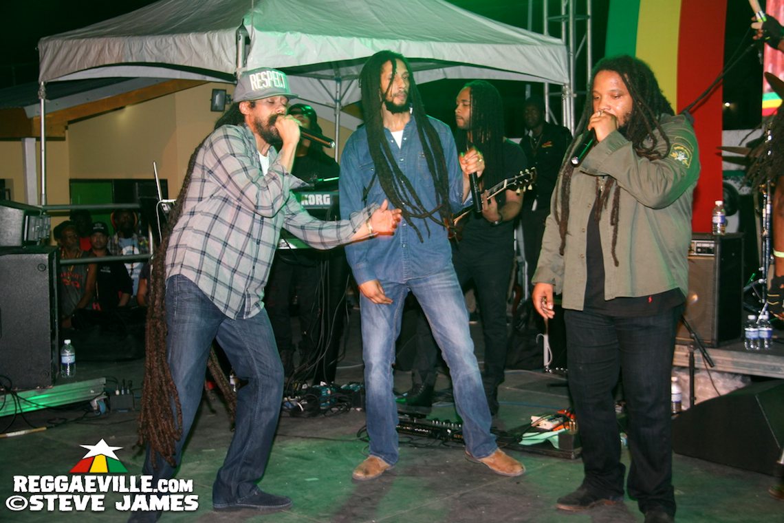 Marley Brothers & Various Artists @ Bob Marley's 72nd Birthday in Kingston, Jamaica