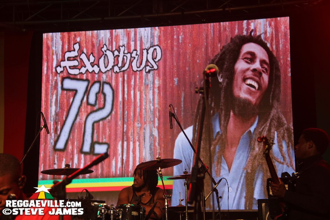 Marley Brothers & Various Artists @ Bob Marley's 72nd Birthday in Kingston, Jamaica