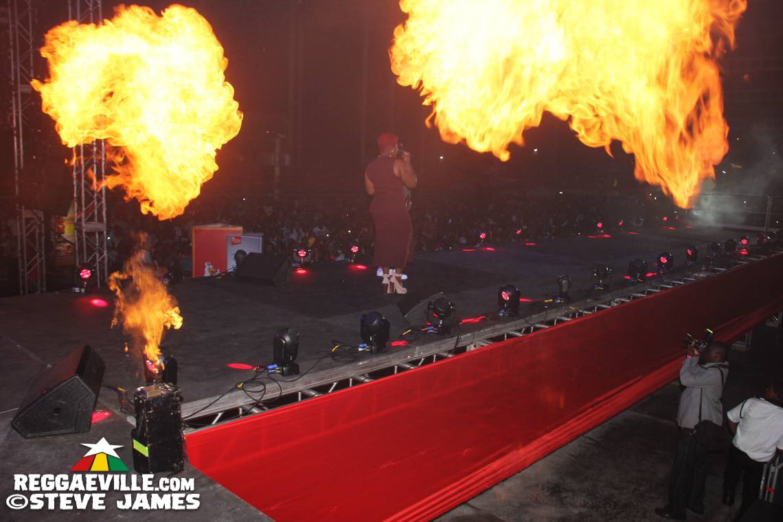 Beenie Man, Tarrus Riley & Sanchez @ PAN Grandfinal in Kingston, Jamaica