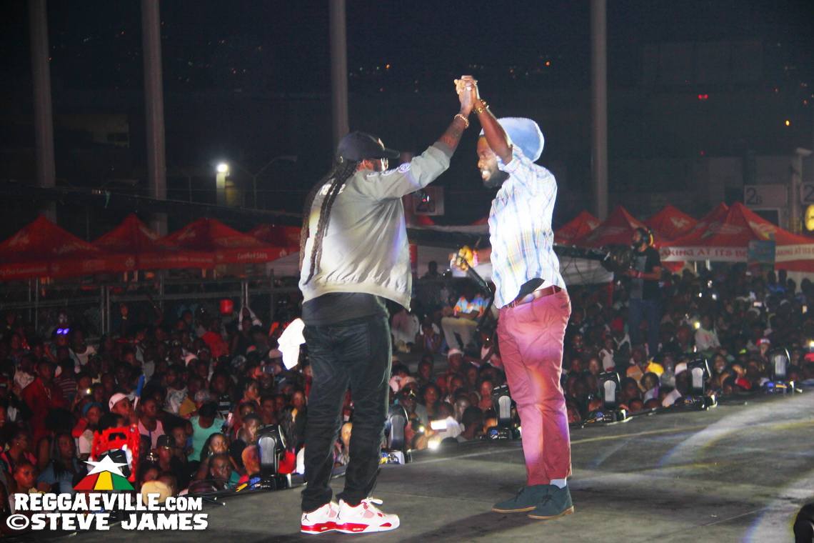 Beenie Man, Tarrus Riley & Sanchez @ PAN Grandfinal in Kingston, Jamaica