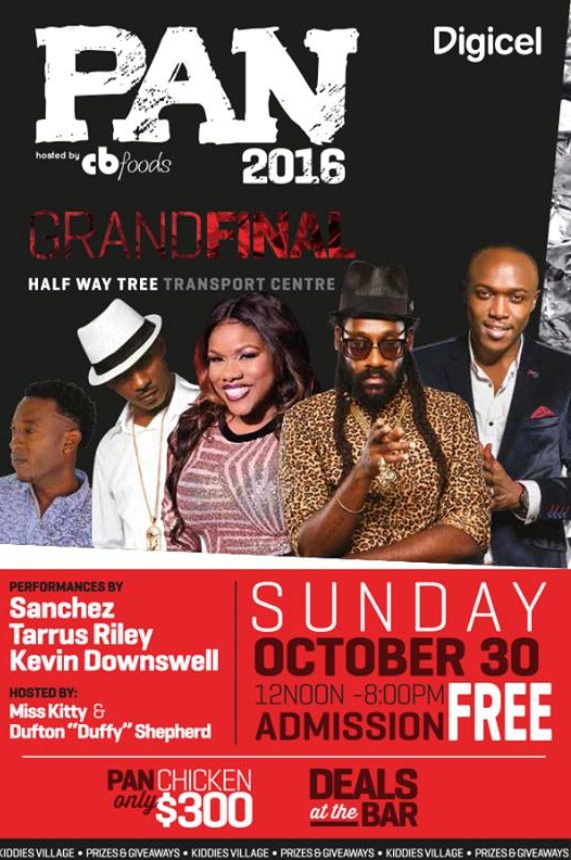 Beenie Man, Tarrus Riley & Sanchez @ PAN Grandfinal in Kingston, Jamaica