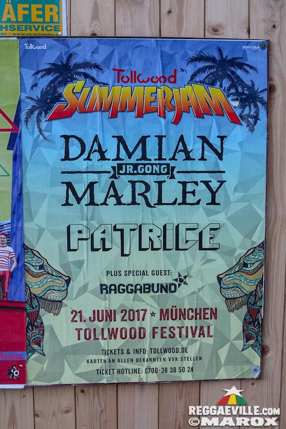 Damian Marley, Patrice & Raggabund @ Tollwood SummerJam 2017