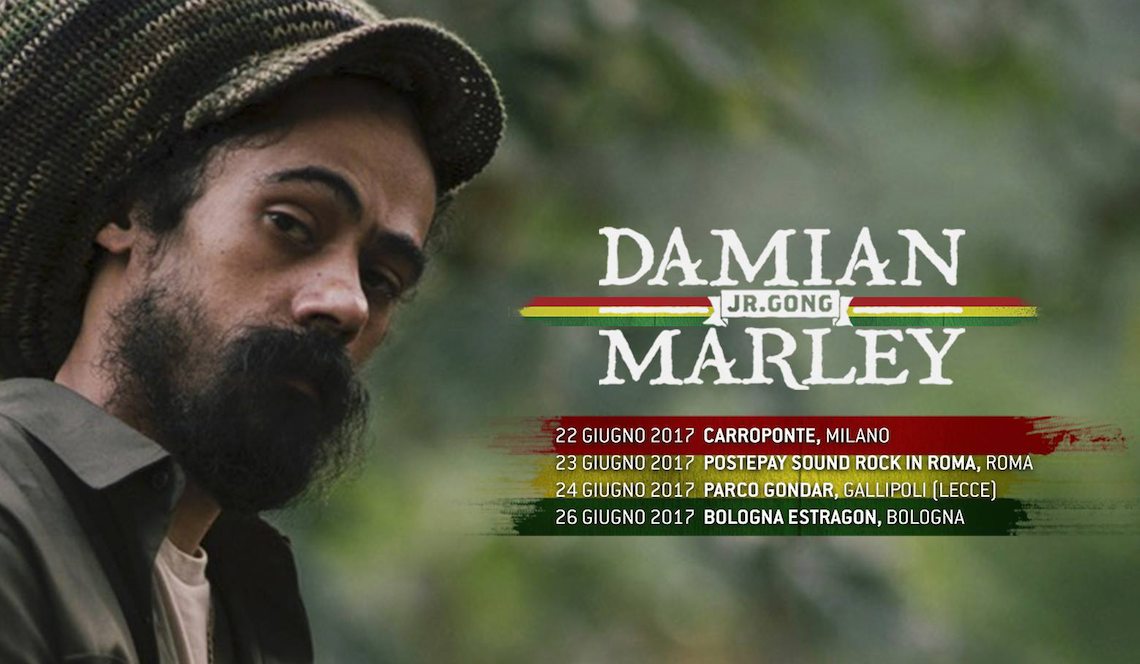 Damian Marley in Bologna, Italy @ Estragon