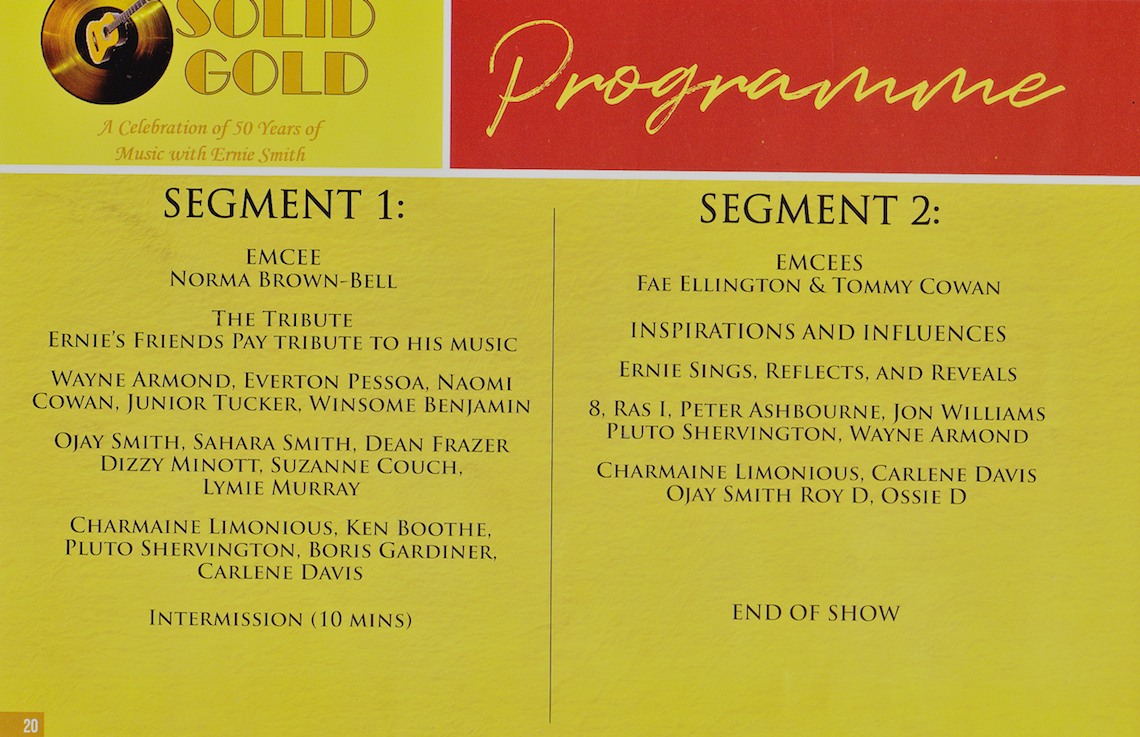 Ernie Smith, Capleton, Carlene Davis and more...