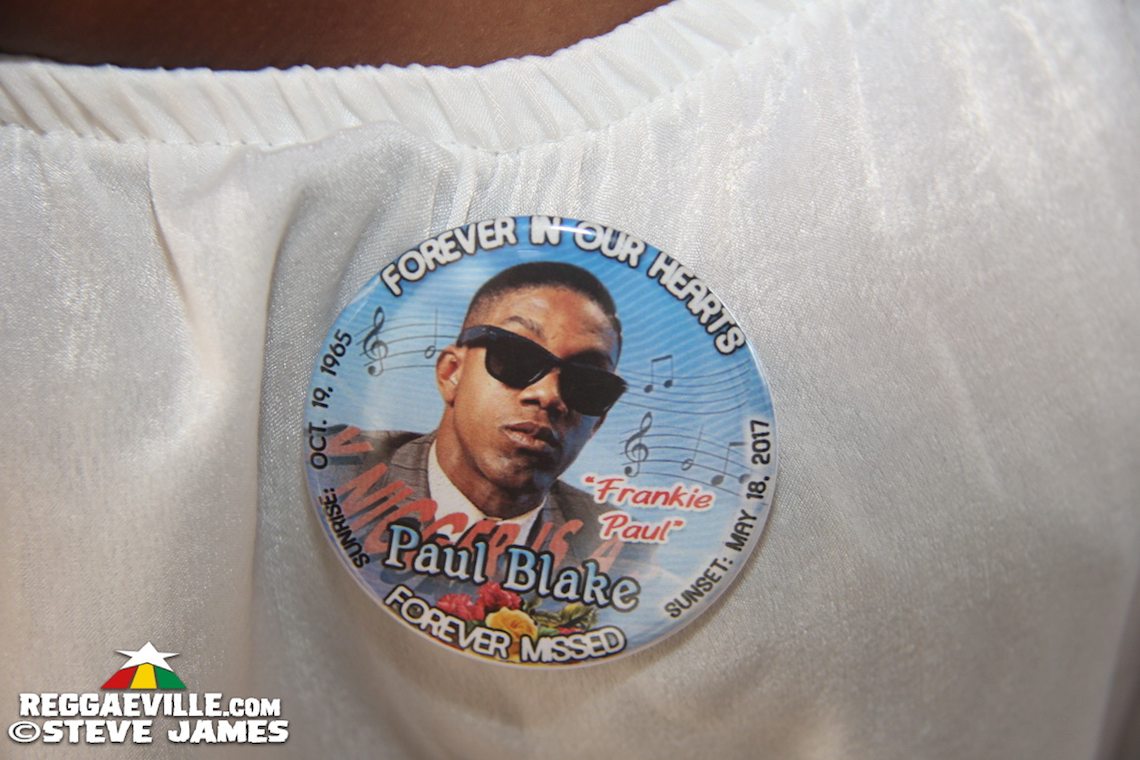 Frankie Paul - Funeral Service in Kingston, Jamaica @ Olson Memorial Church of God