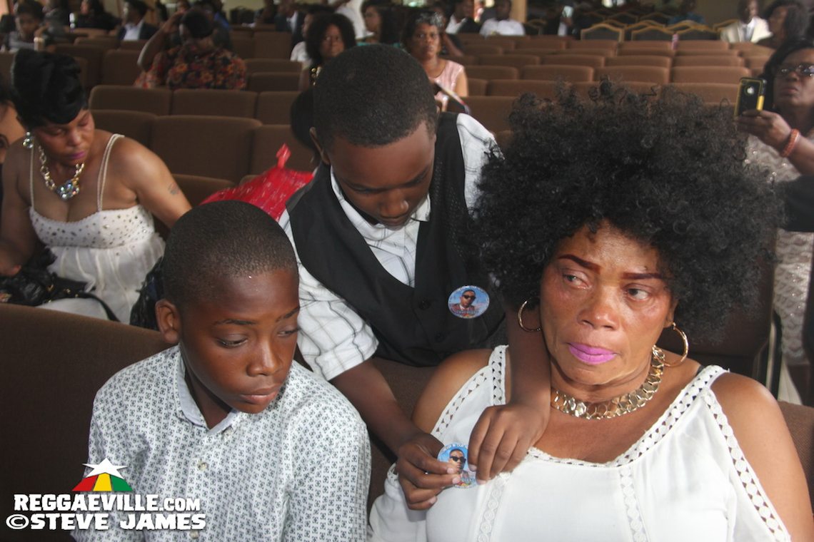 Frankie Paul - Funeral Service in Kingston, Jamaica @ Olson Memorial Church of God
