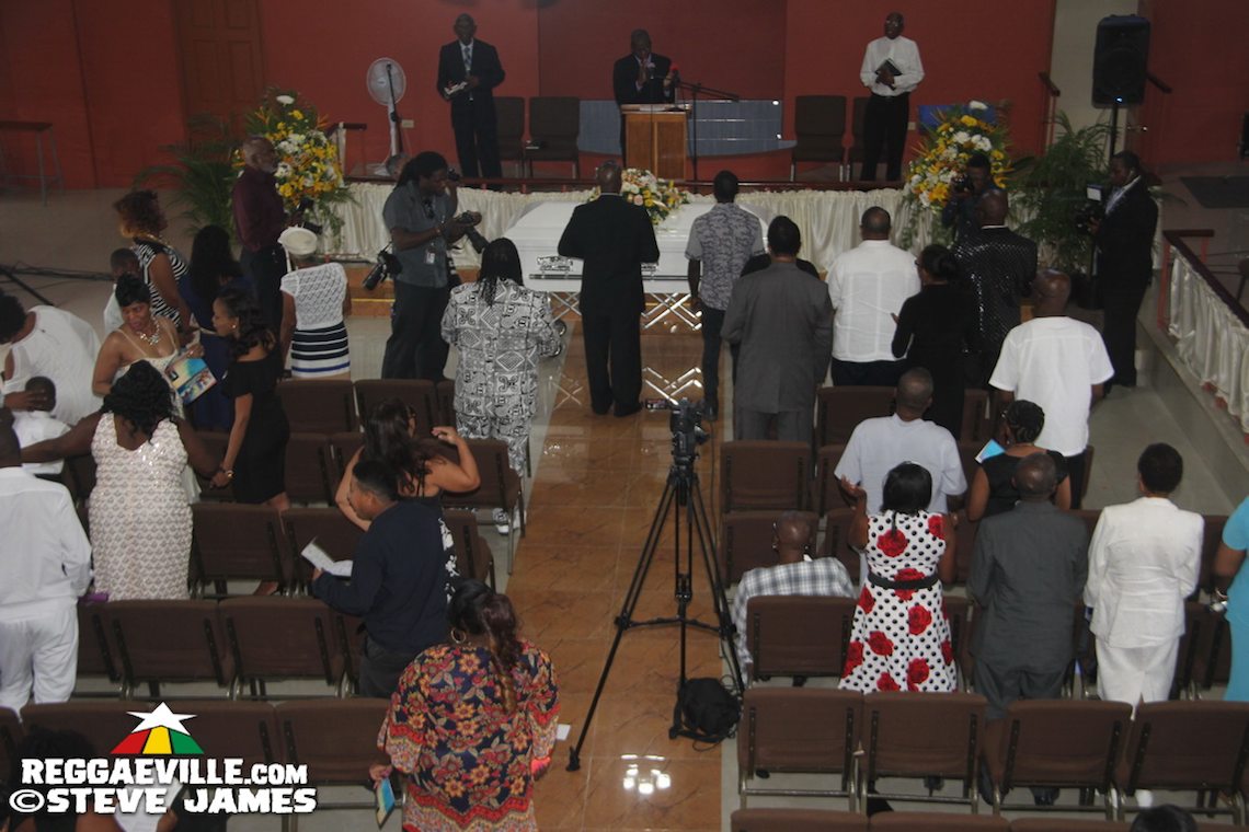 Frankie Paul - Funeral Service in Kingston, Jamaica @ Olson Memorial Church of God