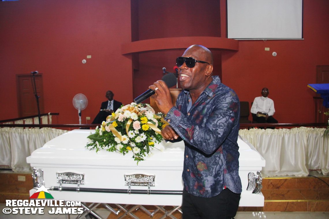 Frankie Paul - Funeral Service in Kingston, Jamaica @ Olson Memorial Church of God