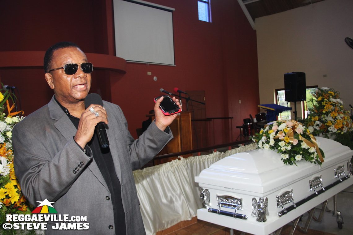 Frankie Paul - Funeral Service in Kingston, Jamaica @ Olson Memorial Church of God