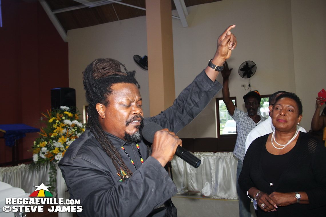 Frankie Paul - Funeral Service in Kingston, Jamaica @ Olson Memorial Church of God