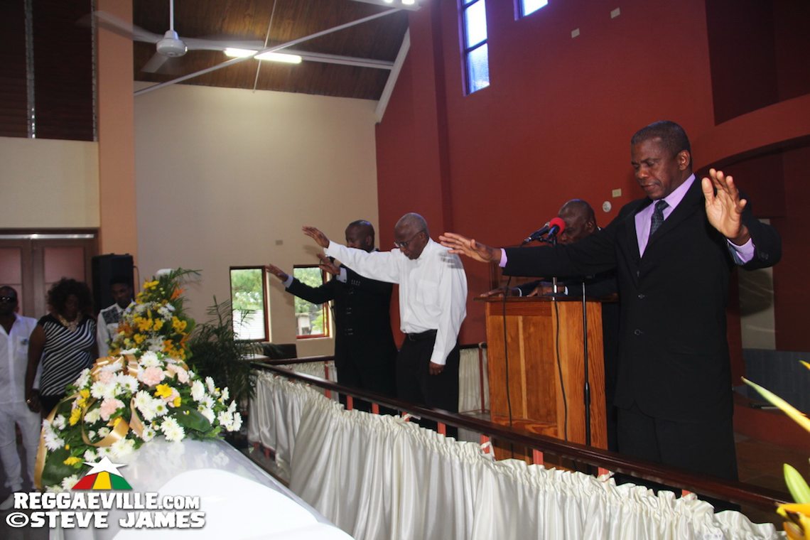 Frankie Paul - Funeral Service in Kingston, Jamaica @ Olson Memorial Church of God