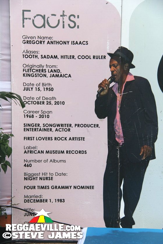 Gregory Isaacs Blue Plaque Unveiling in Kingston, Jamaica