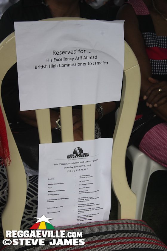 Gregory Isaacs Blue Plaque Unveiling in Kingston, Jamaica