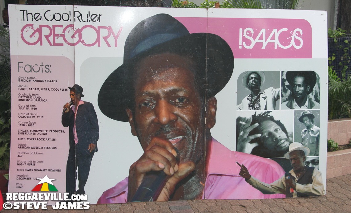 Gregory Isaacs OD Function in Kingston, Jamaica