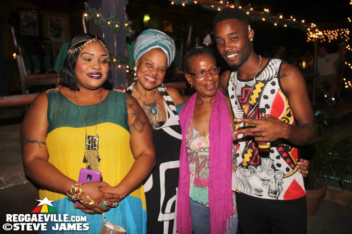 I Kong, Fred Locks & Samory I in Kingston, Jamaica @ Redbones Blues Cafe