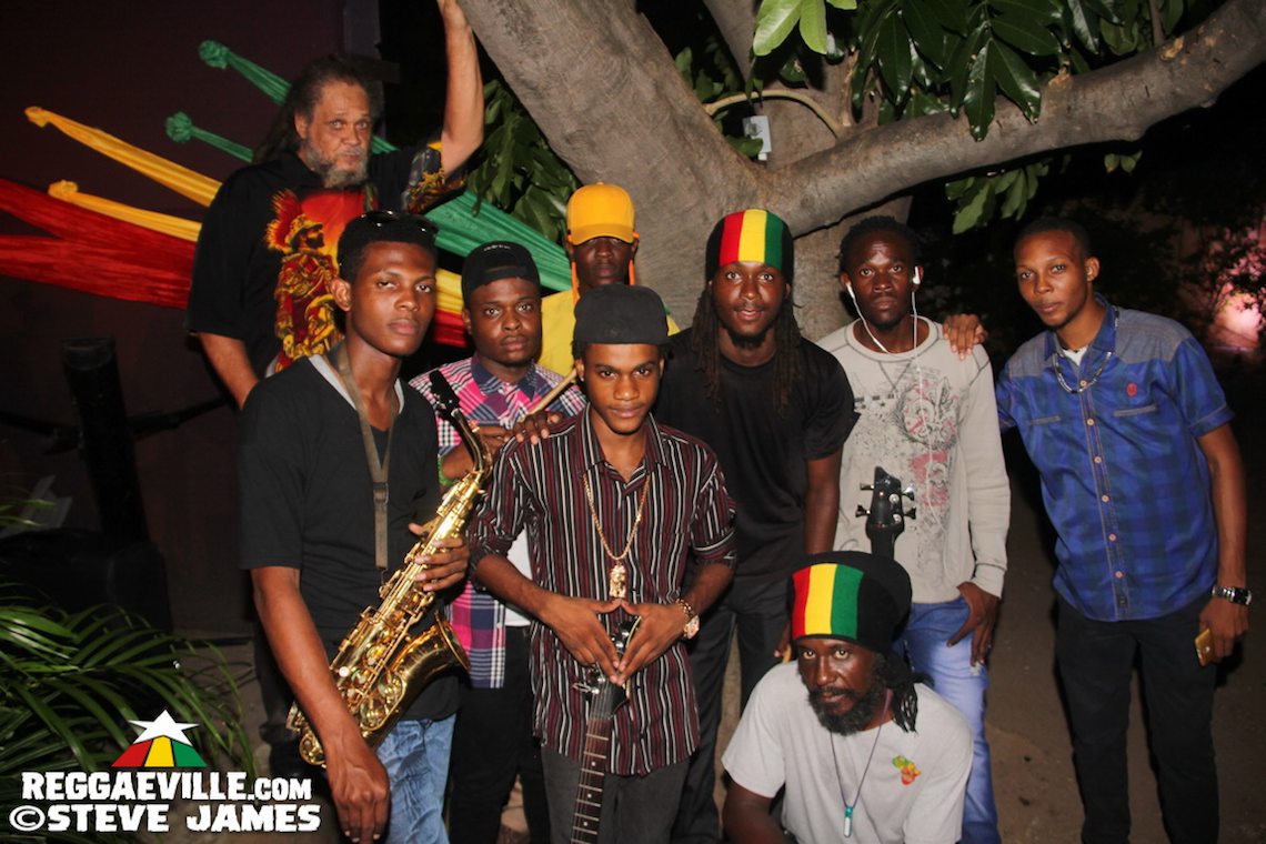 I Kong, Fred Locks & Samory I in Kingston, Jamaica @ Redbones Blues Cafe