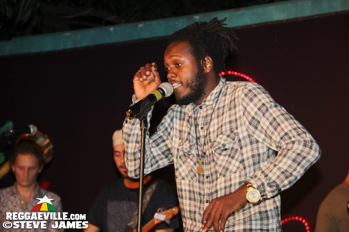 I Kong, Fred Locks & Samory I in Kingston, Jamaica @ Redbones Blues Cafe