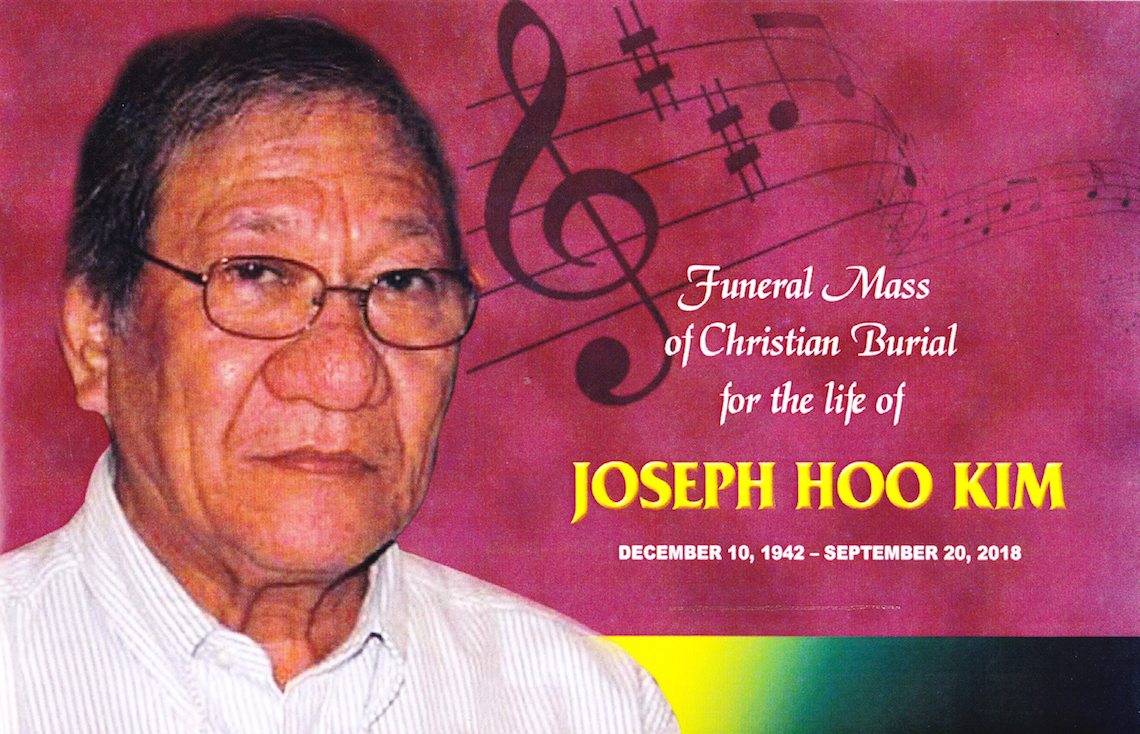 Joseph Hoo Kim - Funeral Mass of Christian Burial