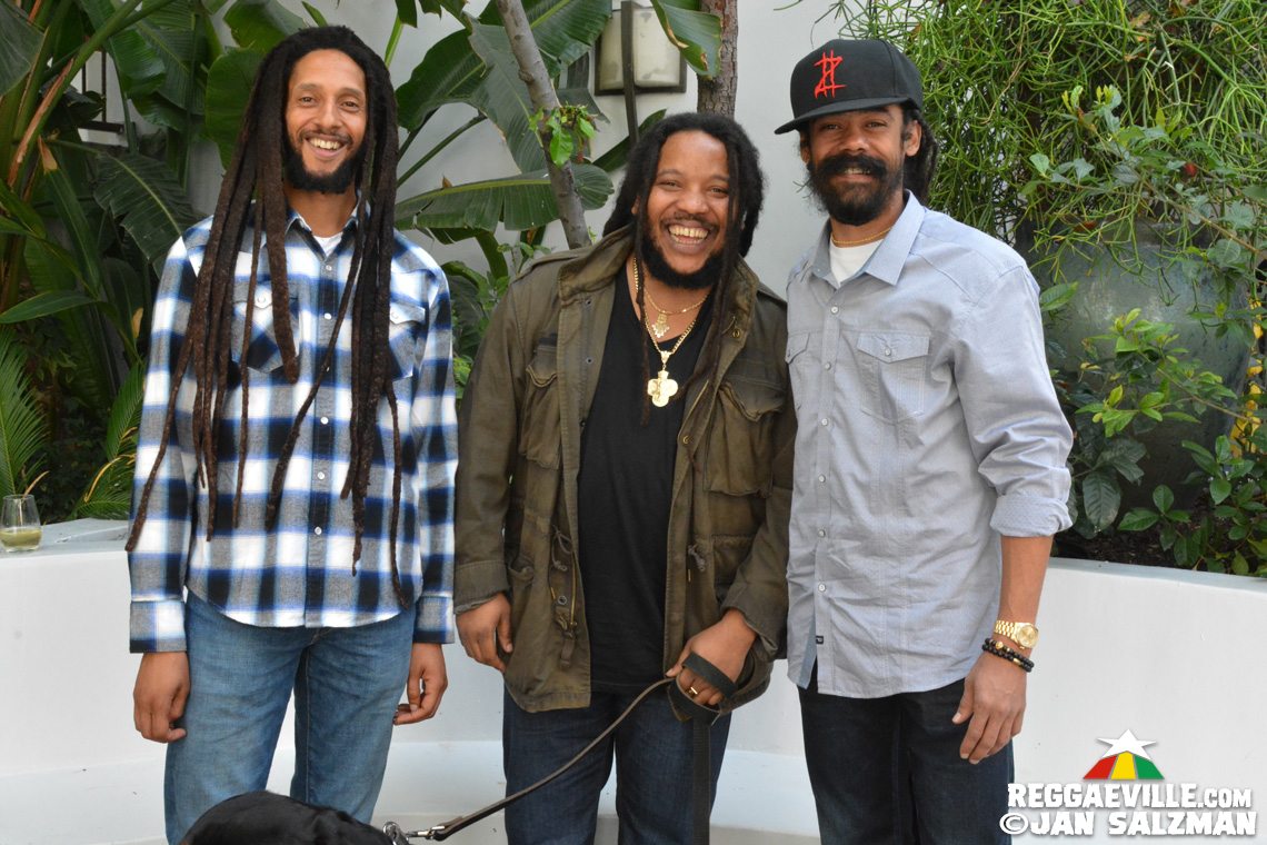 Damian, Stephen & Julian Marley @ Press Conference - Kaya Fest 2018