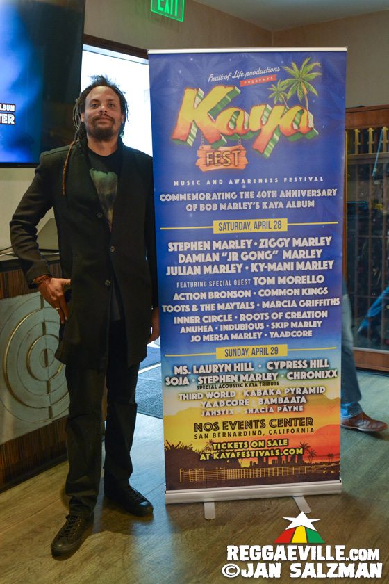 Damian, Stephen & Julian Marley @ Press Conference - Kaya Fest 2018