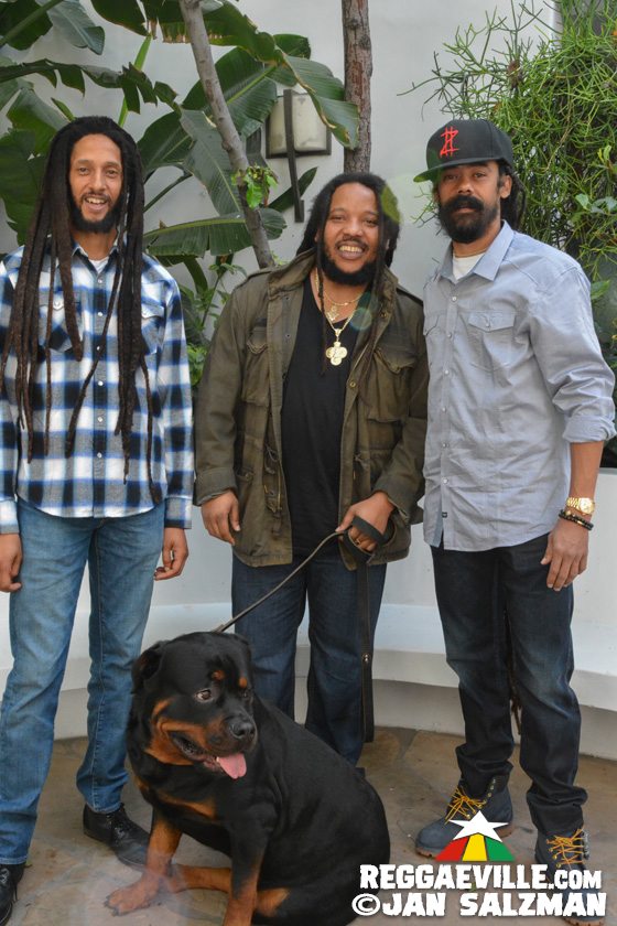 Damian, Stephen & Julian Marley @ Press Conference - Kaya Fest 2018