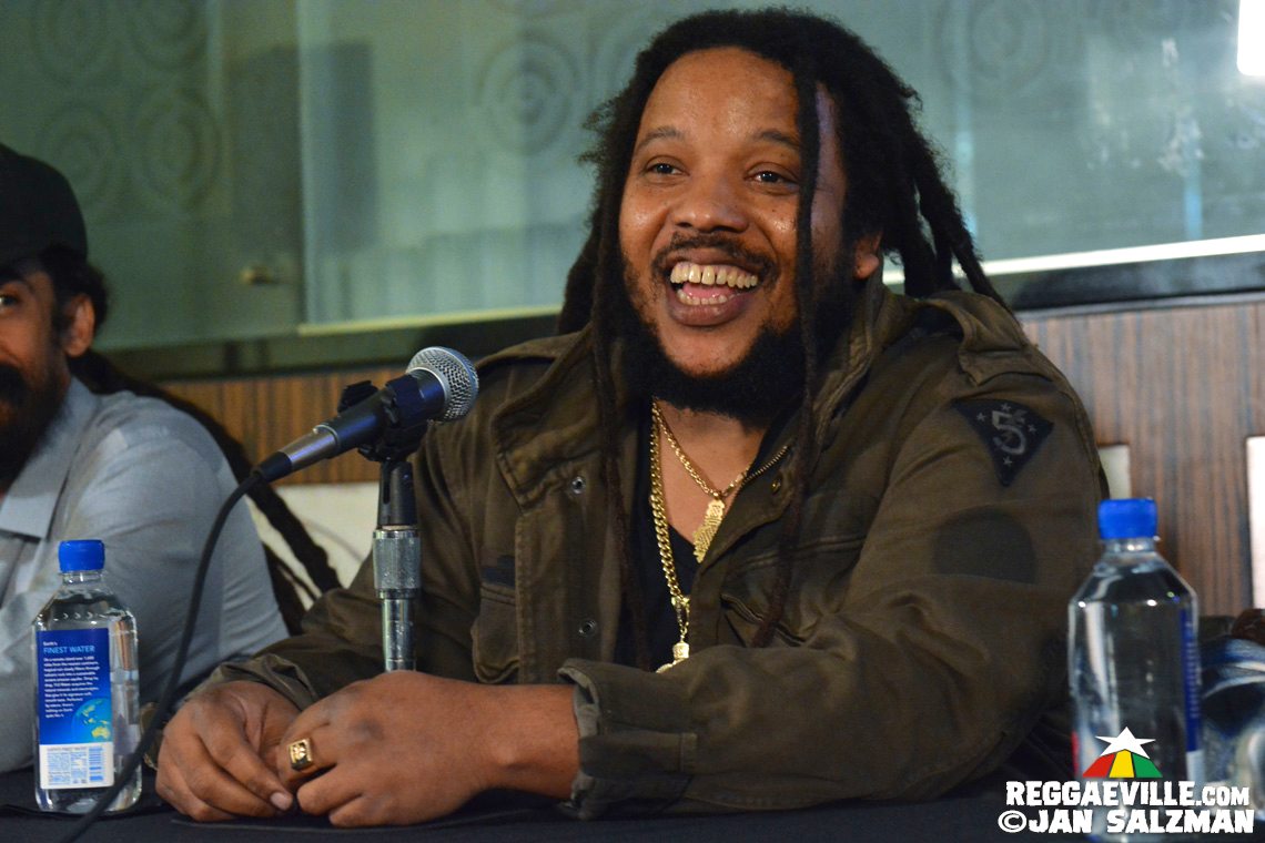 Damian, Stephen & Julian Marley @ Press Conference - Kaya Fest 2018
