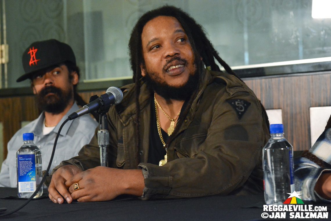 Damian, Stephen & Julian Marley @ Press Conference - Kaya Fest 2018