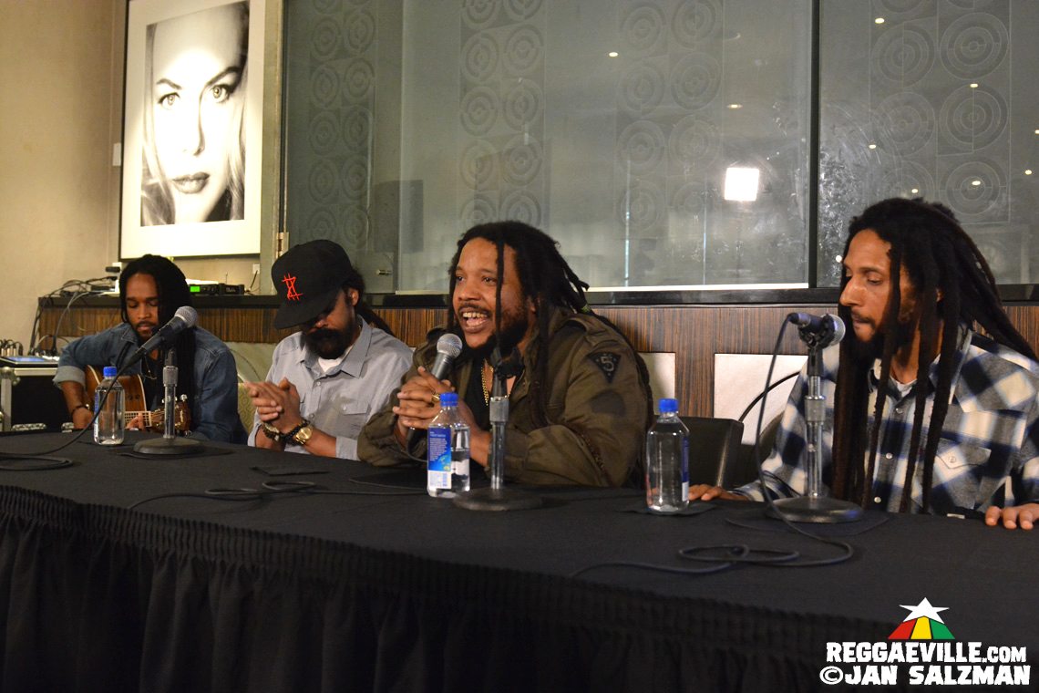 Damian, Stephen & Julian Marley @ Press Conference - Kaya Fest 2018