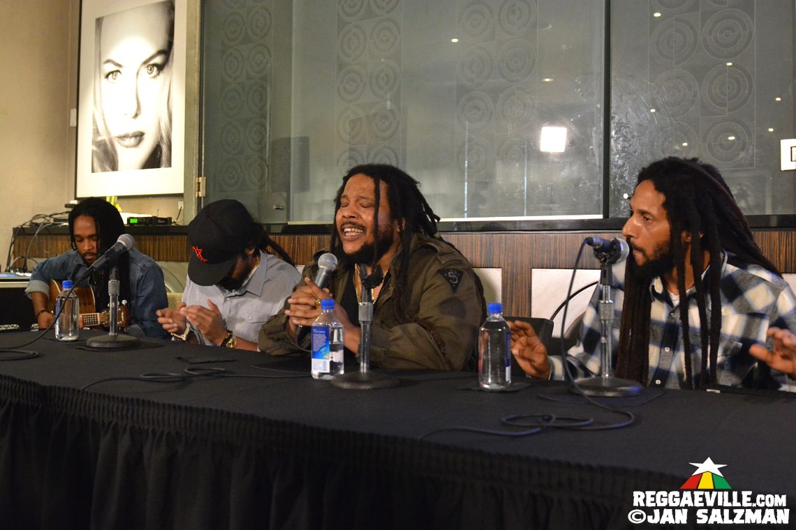 Damian, Stephen & Julian Marley @ Press Conference - Kaya Fest 2018
