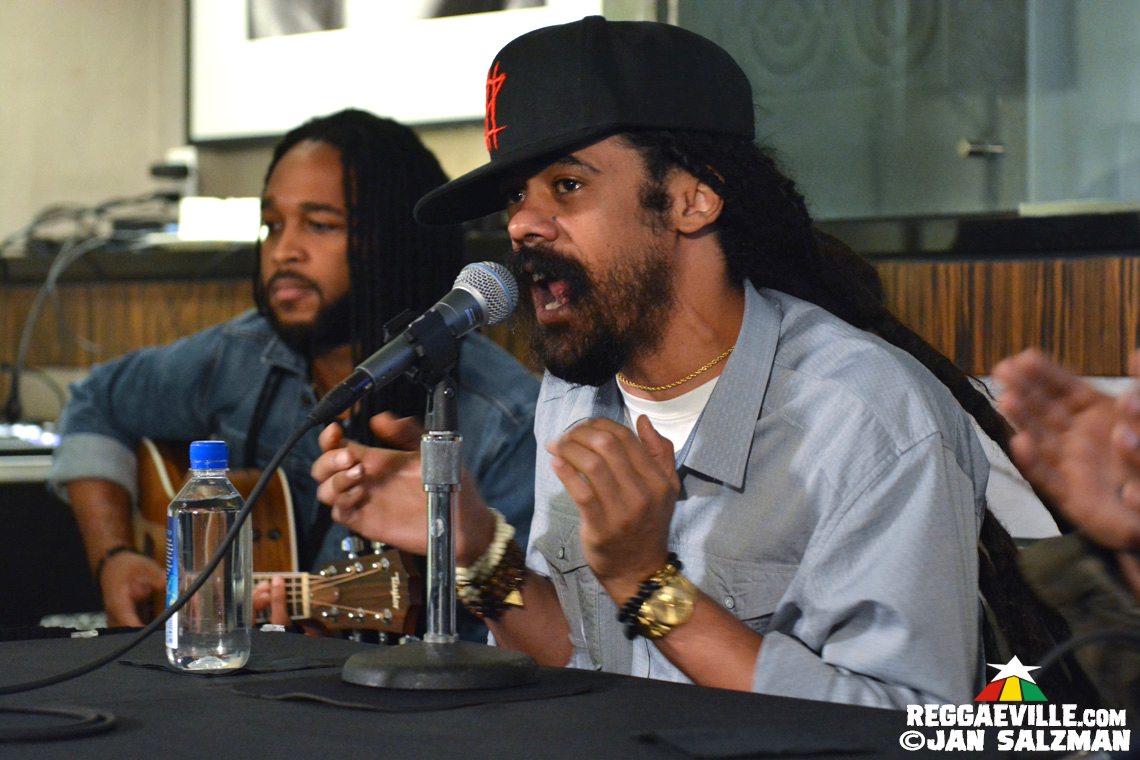 Damian, Stephen & Julian Marley @ Press Conference - Kaya Fest 2018